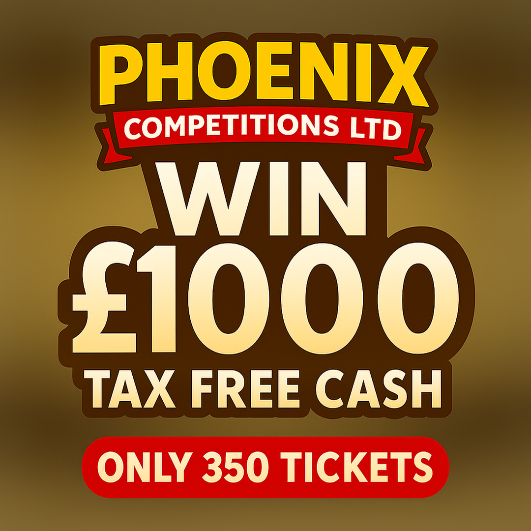 WIN £1,000 TAX FREE CASH – ONLY 350 ENTRIES