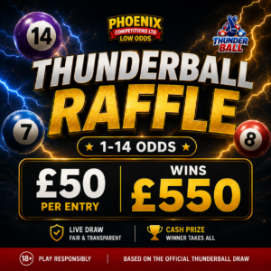Thunder Ball 1-14 £50 cash game